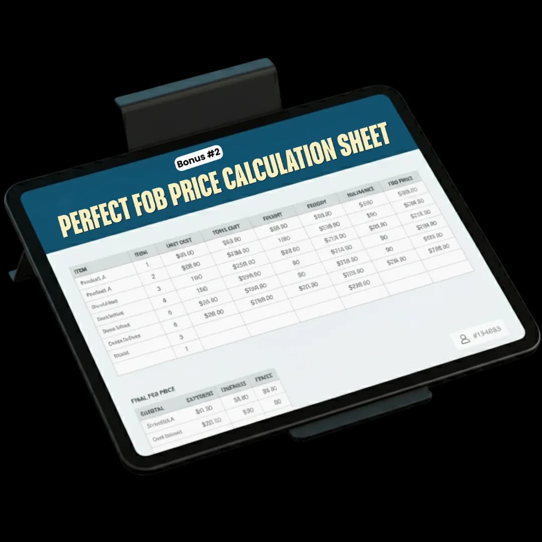 Perfect FOB Price Calculation Sheet