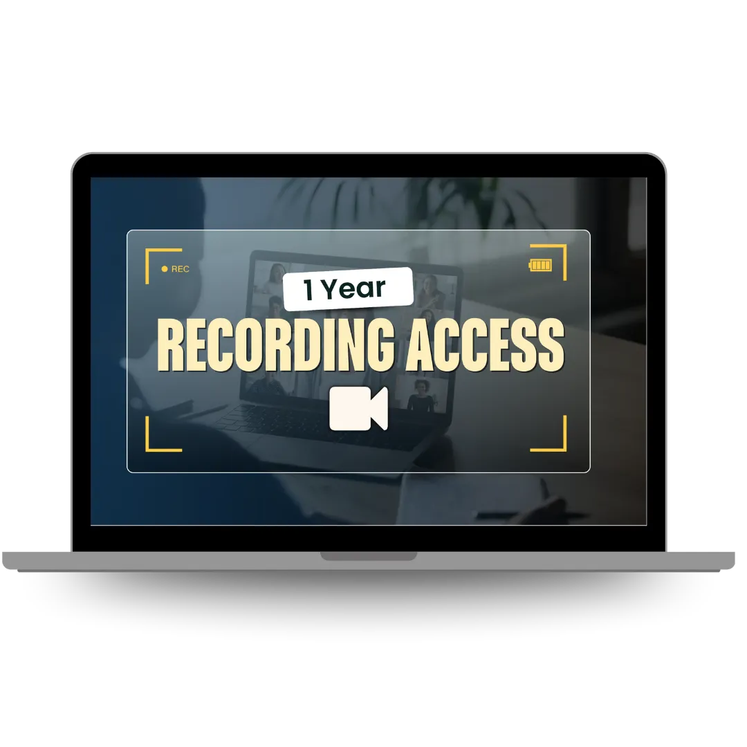 1-Year Recording Access